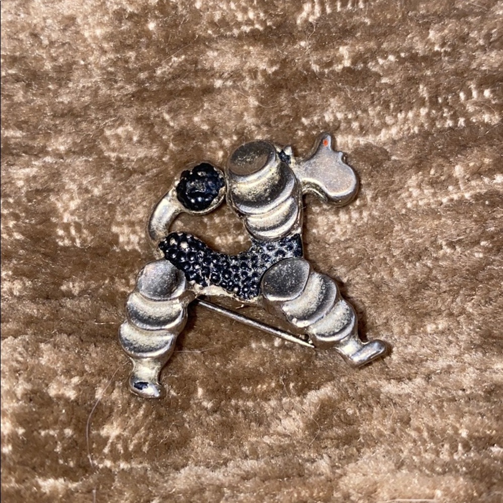 Poodle Brooch